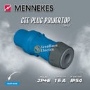 MENNEKES Plug PowerTop 2P+E / 3 Pin 16A IP54