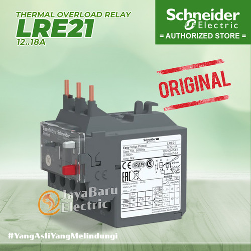 SCHNEIDER Thermal Overload Relay LRE21 12-18A