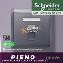 Stop Kontak Data Cat5E Outlet SCHNEIDER PIENO Putih Silver Lavender