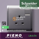 Stop Kontak AC SCHNEIDER PIENO Putih Silver Lavender