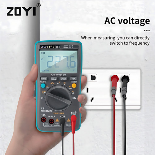 ZOYI ZT-303 Auto Multimeter Digital Multitester Avometer Original