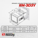SHIJI Power Meter 3 Three Phase Multi Fungsi LCD Display RN-3D3Y 3D3Y