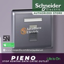 Stop Kontak Data Cat5E Outlet SCHNEIDER PIENO Putih Silver Lavender