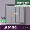 Saklar SCHNEIDER PIENO 4Gang 4 Gang 1 Arah Hotel Putih Silver Lavender