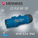 MENNEKES Plug Wall Mount Socket Receptacle Set 2P+E / 3 Pin 32A IP44