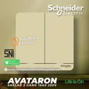 Saklar SCHNEIDER AvatarOn Avatar On 2Gang 2 Gang 1 Arah Hotel Gold