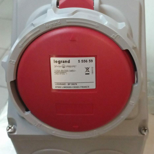 Legrand Surface Mounting 3P+N+E / 5 Pin 125A P17 Tempra Pro 555659