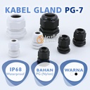 Kabel Glen Gland Cable PG-7 PG7 Putih Hitam