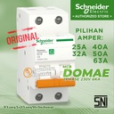 MCB Schneider Domae 2P 25A 32A 40A 50A 63A 6kA SNI