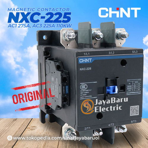Contactor Kontaktor CHINT NXC-225 NXC225 110V 220V 400V