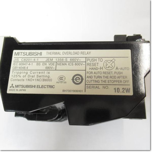 Thermal Overload Relay Mitsubishi TH-N20 THN20