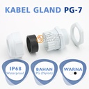 Kabel Glen Gland Cable PG-7 PG7 Putih Hitam