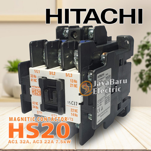 Contactor Kontaktor HITACHI HS20 110V 220V 380V