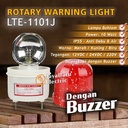 Lampu Rotary Warning Light Dengan Buzzer Sirine LTE-1121J