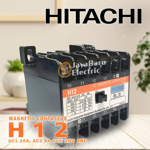 Contactor Kontaktor HITACHI H12 110V 220V 380V