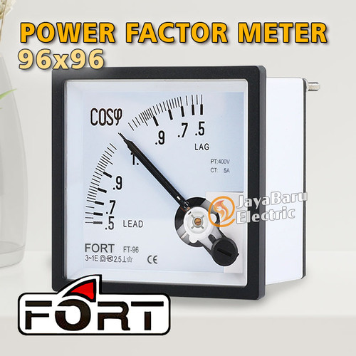 Power Factor Cosphi Meter Cosphimeter Analog FORT 96x96