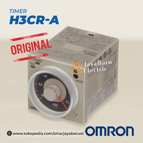 Omron Timer H3CR-A 24V 220V ASLI ORIGINAL