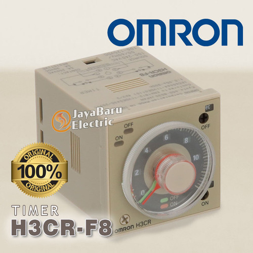 Omron Twin Timer H3CR-F8 24V 220V ASLI ORIGINAL