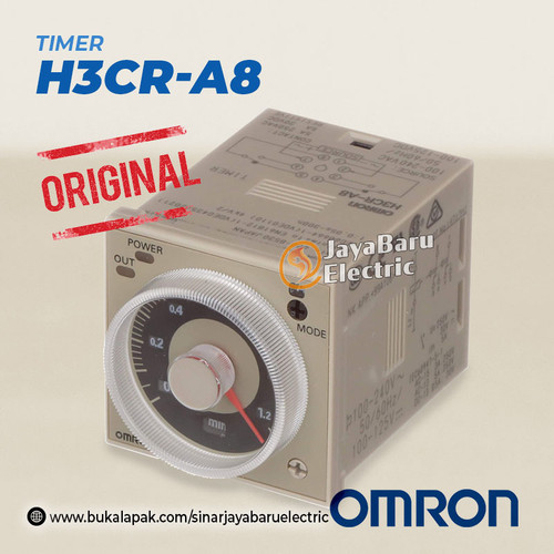 Omron Timer H3CR-A8 24V 220V ASLI ORIGINAL