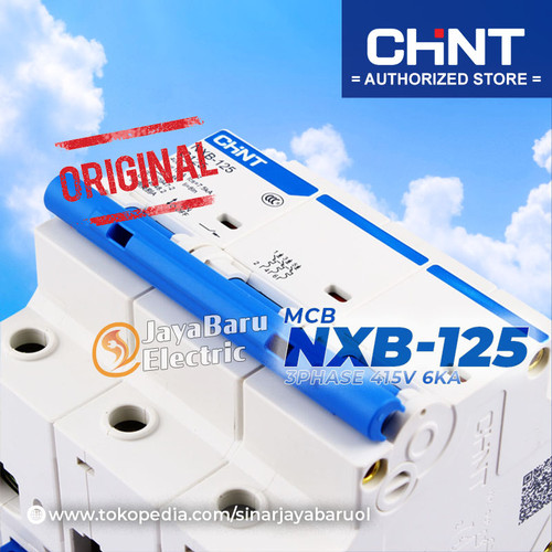 MCB Chint NXB-125 NXB125 3P 80A 100A 125A