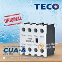 Aux Auxiliary Kontak Bantu Kontaktor TECO 2NO 2NC CUA4 CUA-4