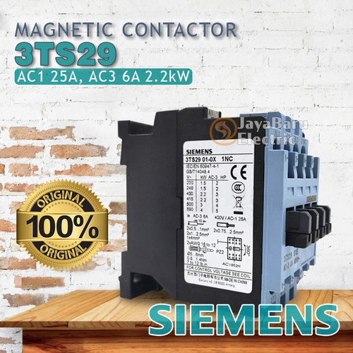 Kontaktor Contactor Siemens 3TS29 3TS2910 3TS2901 24V 110V 220V 380V