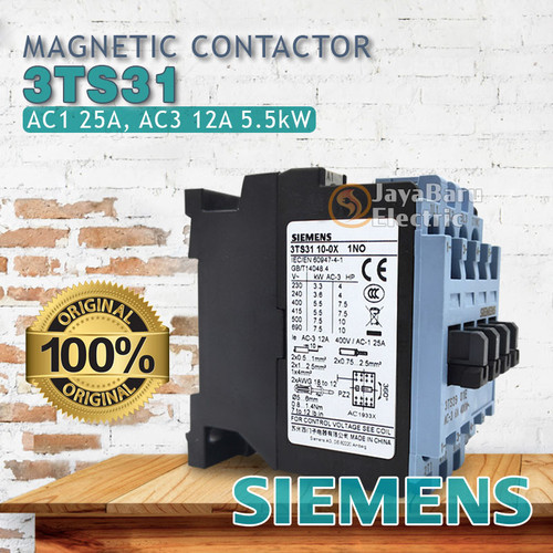 Kontaktor Contactor Siemens 3TS31 3TS3110 3TS3101 24V 110V 220V 380V