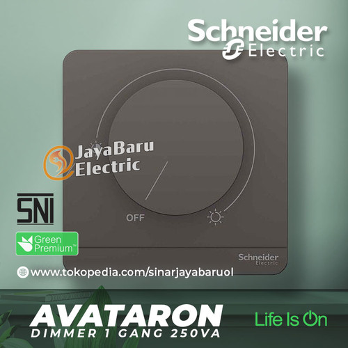 Dimmer SCHNEIDER AvatarOn Avatar On Putih Gold Dark Grey Wood
