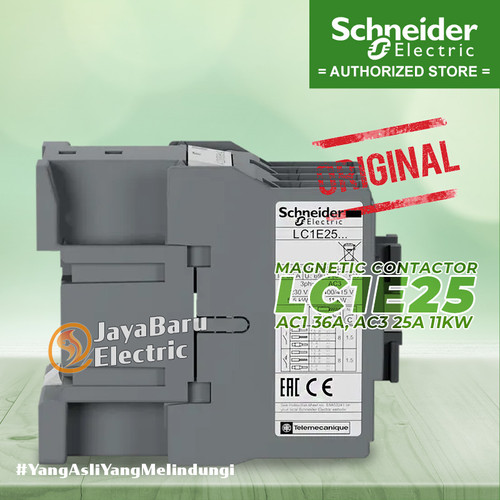 Kontaktor Contactor LC1E25 LC1E2501 LC1E2510 110V 220V 380V
