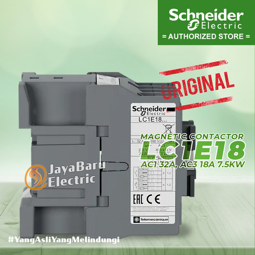Kontaktor Contactor LC1E18 LC1E1801 LC1E1810 110V 220V 380V
