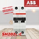 MCB ABB SH202 SH202L-C 2P 2A 4A 6A 10A 16A 20A 25A 32A 40A 50A 63A