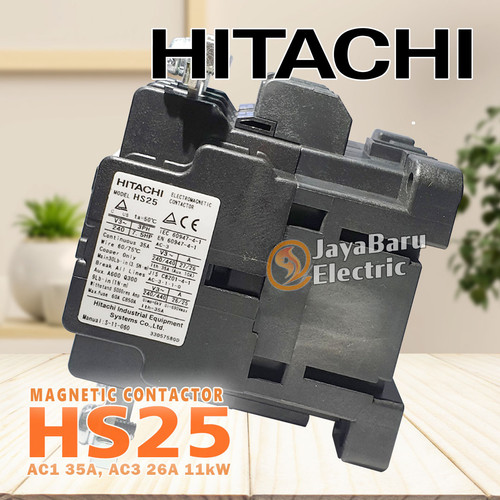 Contactor Kontaktor HITACHI HS25 110V 220V 380V
