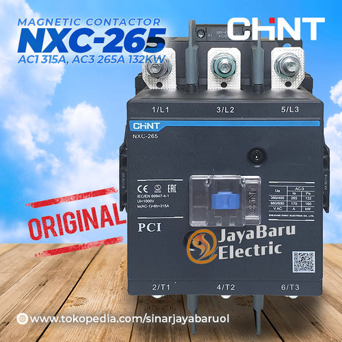 Contactor Kontaktor CHINT NXC-265 NXC265 110V 220V 400V