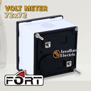 Volt Meter Voltmeter Analog FORT 72x72