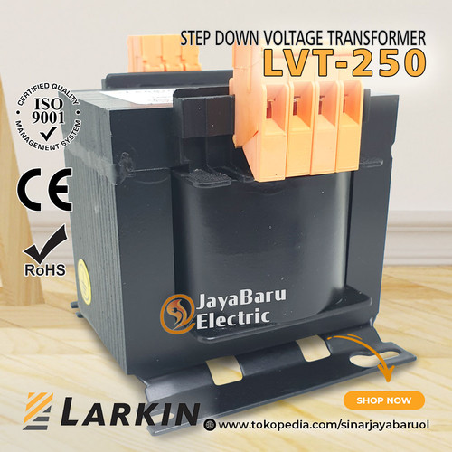 Trafo Step Down Larkin 250VA 250 Watt output 220V 110V 48V 36V 24V 12V
