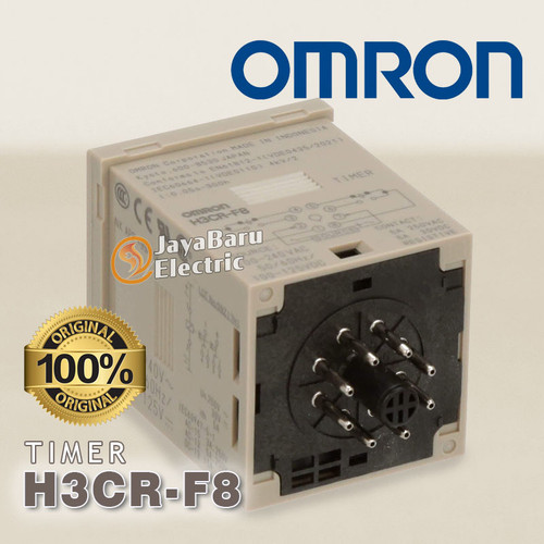 Omron Twin Timer H3CR-F8 24V 220V ASLI ORIGINAL