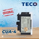 Aux Auxiliary Kontak Bantu Kontaktor TECO 2NO 2NC CUA4 CUA-4