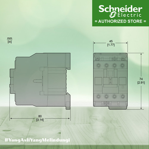 Kontaktor Contactor LC1E18 LC1E1801 LC1E1810 110V 220V 380V