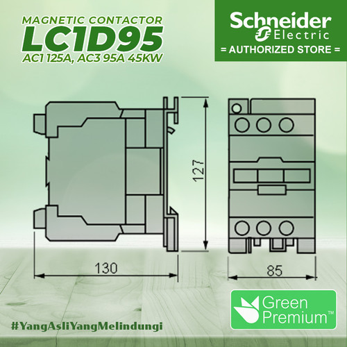 Kontaktor / Contactor Schneider LC1D95 24V 42V 48V 110V 220V 380V