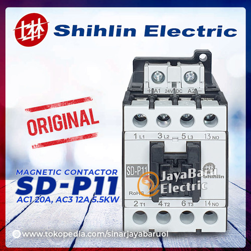 Kontaktor / Contactor SHIHLIN SD-P11 SDP11 24VDC 24V DC