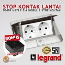 Stop Kontak Lantai LEGRAND 4 Modul 054011 572118 054001