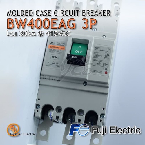 CIRCUIT BREAKER MCCB FUJI BW400EAG 3P 300A 350A 400A