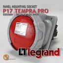 Legrand Panel Mounting Socket 3P+N+E / 5 Pin 63A P17 Tempra Pro 555589