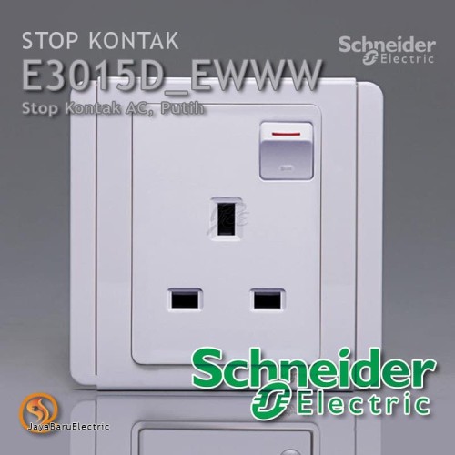 Stop Kontak AC Schneider Neo Putih E3015D-EWWW