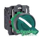 Selector Switch Lamp Plastik Schneider Hijau XB5AK123B5 24V AC DC