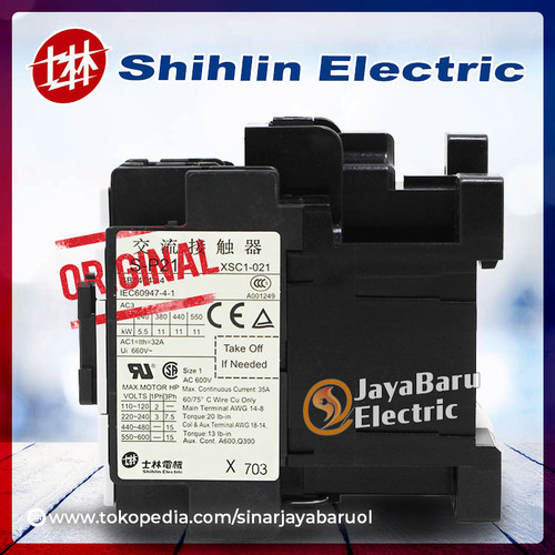 Kontaktor / Contactor SHIHLIN S-P21 SP21 24V 48V 110V 220V 380V