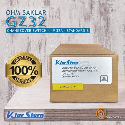 Ohm Saklar / Cam Switch / Changeover Switch KLAR STERN 4P 32A GZ32