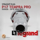 Legrand Straight Plug 3P+E / 4 Pin 125A P17 Tempra Pro 555628