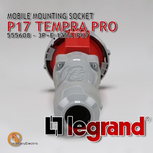Legrand Mobile Mounting Socket 3P+E / 4 Pin 125A P17 Tempra Pro 555608