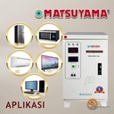 Stabilizer Stavol AVR MATSUYAMA Stavolt 7500 Watt 7.5kva AVR/LD-7.5GS